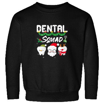 Discover dentists Job Christmas Dental Squad Merry xmass Christmas Sweatshirts