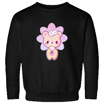 Discover Bear Pet Kawaii Bear Teddy Sakura Pastel Goth Sweatshirts