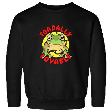 Discover Frog Pet Toadally Lovable Frog Lily Pads Sweatshirts