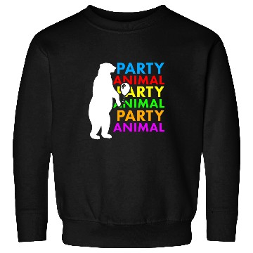 Discover Bear Pet Cute Party Animal Birthday Gift 2For Polar Sweatshirts