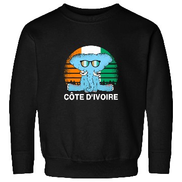 Discover Elephant Pet Cote dIvoire Elephant Wear Ivory Coast Flag Ivorian Pride Sweatshirts