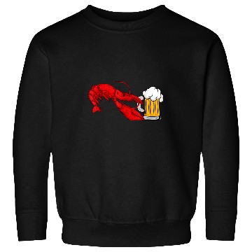 Discover Beer Fun Lobster Beer Drinking Seafood Lover Sweatshirts