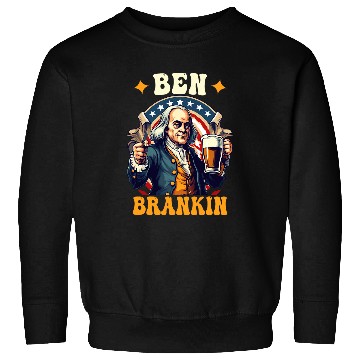 Discover Funny 4th of July Ben Drankin Patriotic Sweatshirts