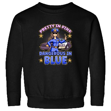 Discover Police Job Law Enforcement Design for a Female Police Officer Sweatshirts