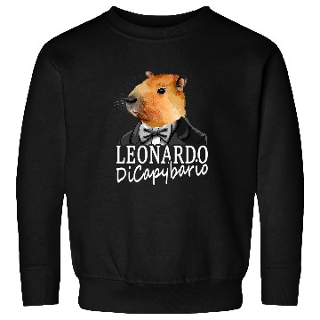 Discover capybaras Pet Capibara Leonardo DiCapybario Sweatshirts