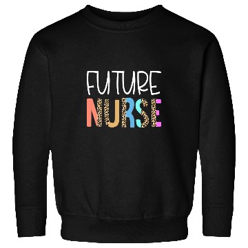 Discover nurses Job Future nurses Bohemian Cheetah Leopard Print Pattern Sweatshirts