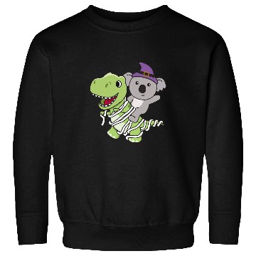 Discover Koala Pet Happy Halloween Mummy Trex Koalas Halloween 3 Sweatshirts