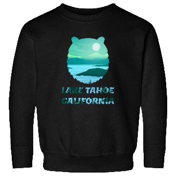Discover Bear Pet Lake Tahoe californias Nevada Bear Face Sweatshirts