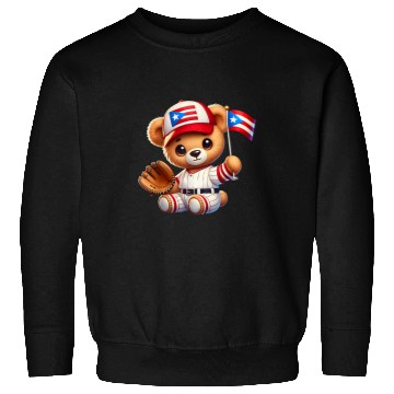 Discover Bear Pet Cute Teddy Bear Puerto Rico Flag Boricua Puerto Rican 10 Sweatshirts