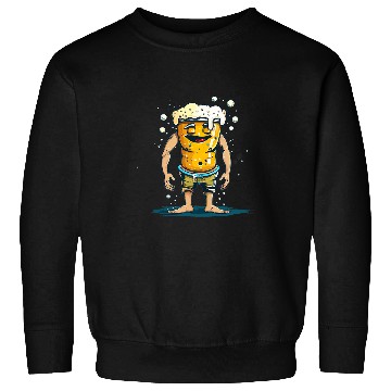 Discover Beer Fun Beach Beer Costume in Swim Trunks Sweatshirts