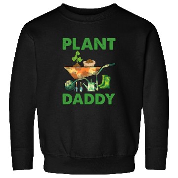 Discover Funny Plant Daddy Leaf Gardening Enthusiast Horticulture Sweatshirts