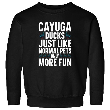 Discover Duck Pet Cayuga Duck Enclosure Toys Stuffed Animal Cayuga Duck Owner Sweatshirts