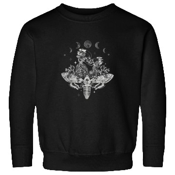 Discover Fairy Grunge Fairycore Aesthetic Skeletons Goth Luna Moth Sweatshirts