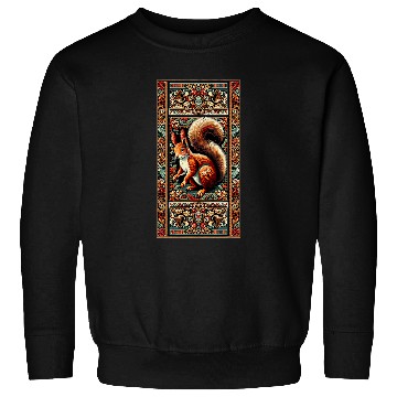 Discover Squirrel Pet Artwork Elegant Tapestry Motif Style 2 Sweatshirts
