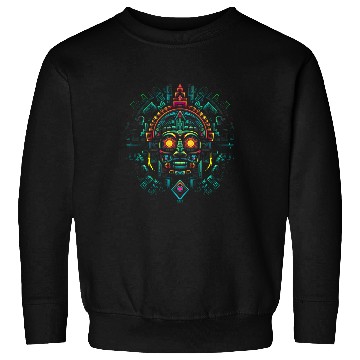 Discover Aztec God Magic Pagan Gothic Inca Maya Halloween 11 Sweatshirts