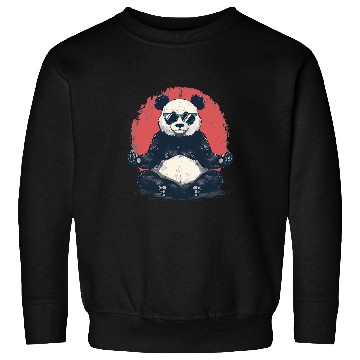 Discover Bear Pet Bear Meditation Buddhist Yoga Zen Buddha Hindu Artwork Sweatshirts