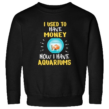 Discover Fishkeeping Aquarium Keeper Fishkeeper Saltwater Marine Life Sweatshirts