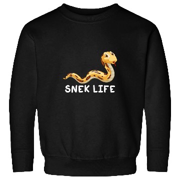 Discover Ball Python Snek Life Hiss Productivity Herpetology Sweatshirts