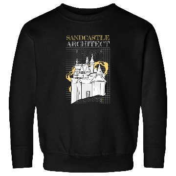 Discover Sandcastle Architect Beach Sand Castle Builder Sweatshirts