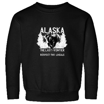 Discover Bear Pet denali mountain alaska last frontier grizzly bear Sweatshirts