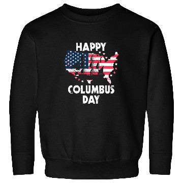 Discover American Flag Happy Columbus Day Sweatshirts