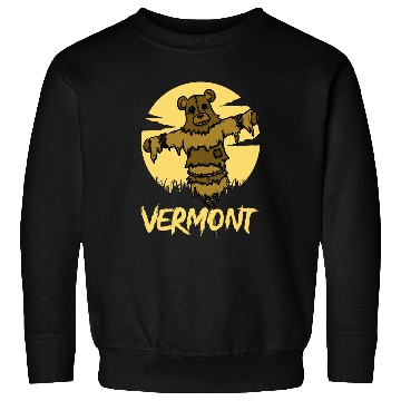 Discover Bear Pet Vermont Bear Gift Spooky Scare Bear Vermont Sweatshirts