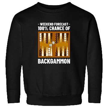 Discover Backgammon Board Game Player Rules Sweatshirts