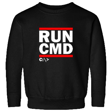 Discover Admins Programmers Run CMD Sweatshirts