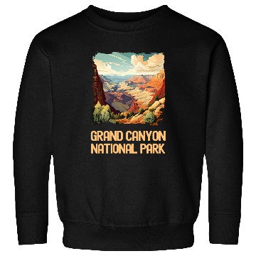 Discover Grand Canyon Adventure Hiking Nature Lover Print 25 Sweatshirts