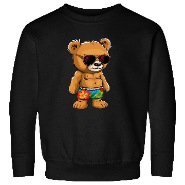 Discover Bear Pet Awesome Teddy Bear swim trunks Costume Sweatshirts