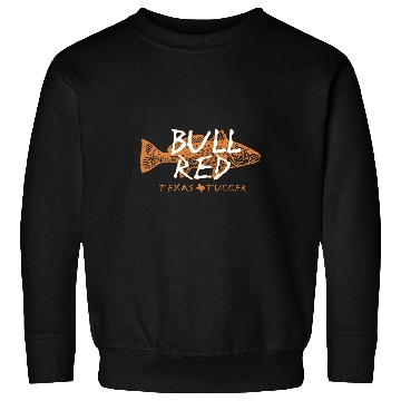 Discover Fishing Gulf Redfish Red Drum Texas Tugger Sweatshirts