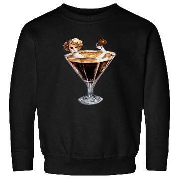 Discover Coffee Fun vintages Espresso Martini Coffee Lover Design Cold Cocktail Sweatshirts