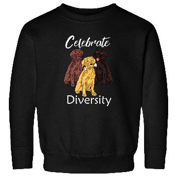 Discover Labrador Retriever Diversity Gift Yellow Lab Gift Sweatshirts
