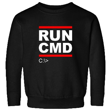 Discover Admins Programmers Run CMD 2 Sweatshirts