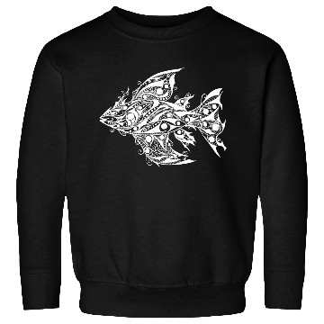 Discover Abstract Tribal Fish Tattoo Sweatshirts