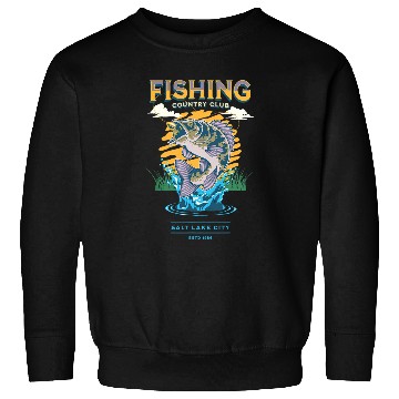 Discover Fishing country club Sweatshirts