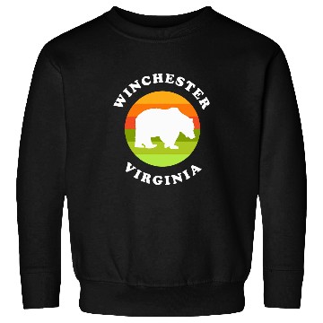 Discover Bear Pet Winchester Virginia Bear Sunrise VA Souvenir Sweatshirts