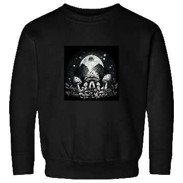 Discover Gothic Mushroom Celestial Imagery Sweatshirts