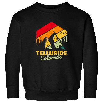 Discover Bear Pet Telluride Colorado Mountain Bear Sweatshirts