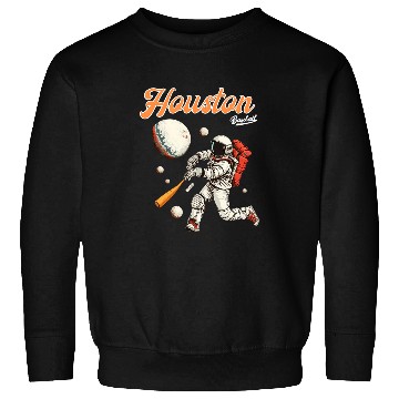 Discover Retro vintages Houston Texas Baseball Astronaut Crush City Sweatshirts