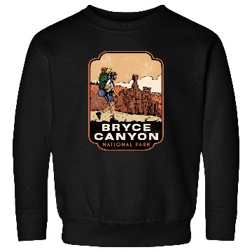 Discover Bryce Canyon vintages Backpacking Sweatshirts