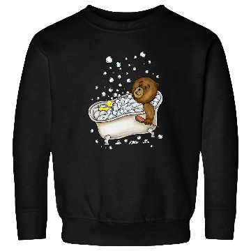 Discover Bear Pet Teddy Bear Bubble Bath with Rubber Ducky Sweatshirts