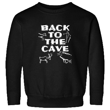 Discover Funny Caveman Art Humor Gift Sweatshirts