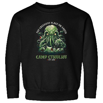 Discover Camp Cthulhu Cosmic Horror Camping Cthulhu 2 Sweatshirts