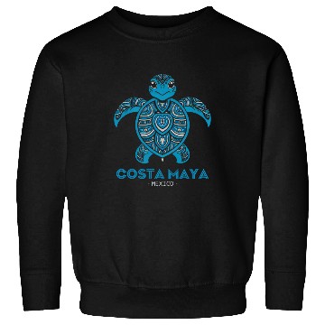 Discover Turtle Pet Costa Maya Mexico Sea Turtle Sweatshirts