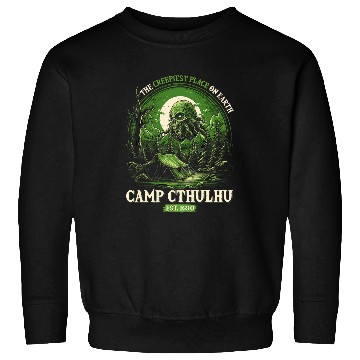 Discover Camp Cthulhu Cosmic Horror Camping Cthulhu 4 Sweatshirts