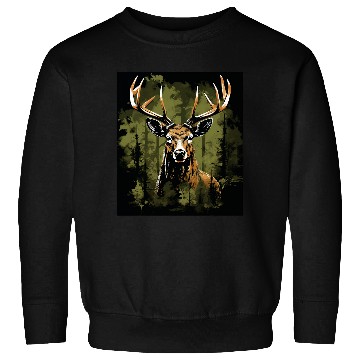 Discover Camo USA Deer Buck Camouflage Hunting Hunter Sweatshirts