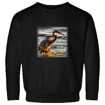 Discover Fishing Great Blue Heron Sweatshirts