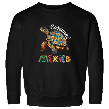 Discover Turtle Pet Cozumel Mexico Tie Dye Turtle Sweatshirts