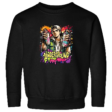 Discover Graffiti Artist Spray Cans Tagger Underground Street Art Sweatshirts